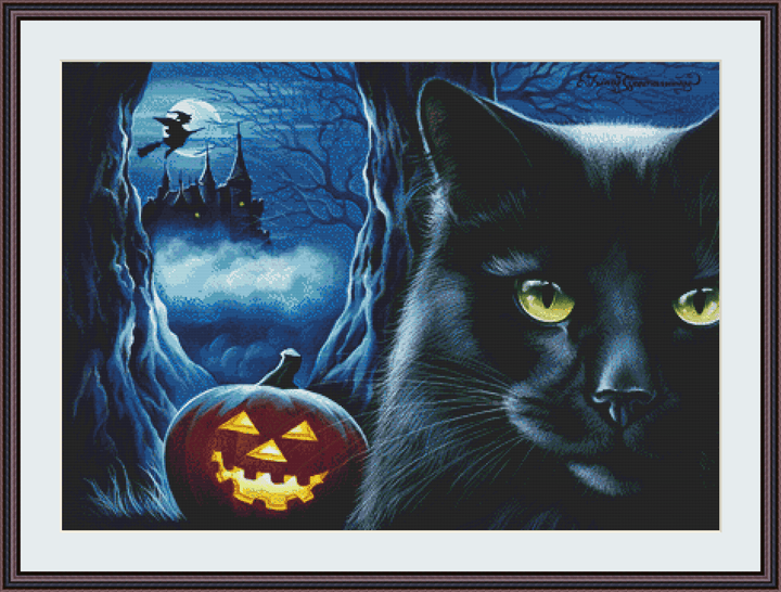 "Enchanted Castle" cross stitch pattern by Irina Garmashove-Cawton, Licensed by MGL, www.mglart.com