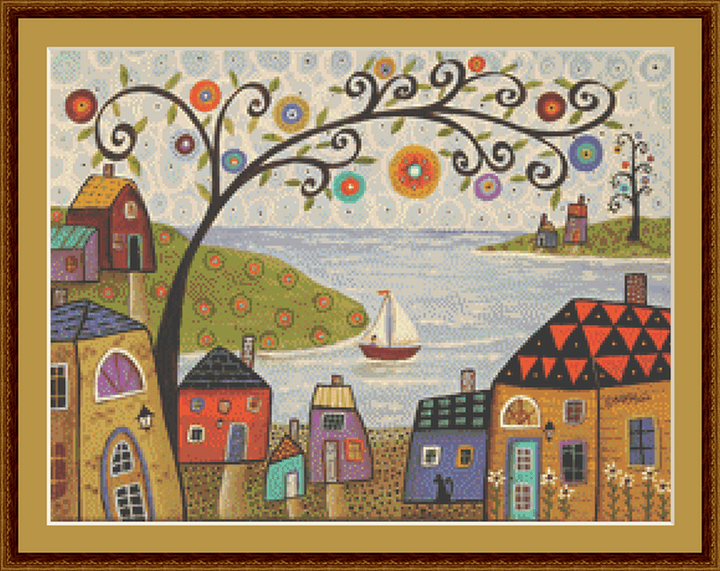 Out to Sail (Small) counted cross stitch pattern by Karla Gerard