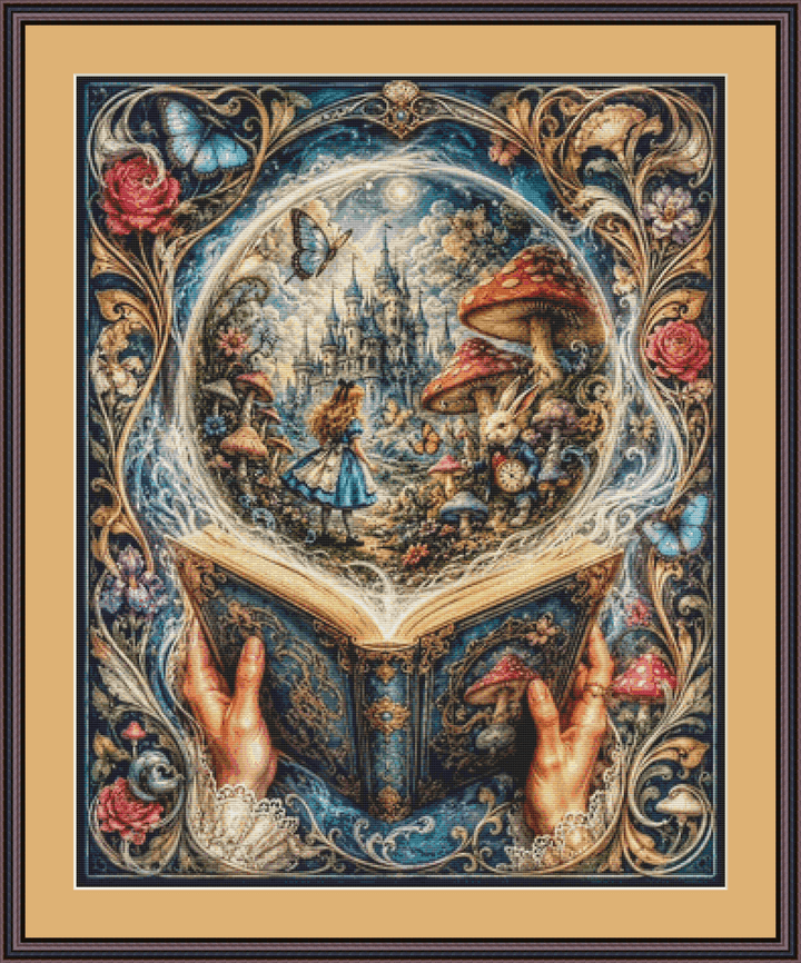"Unleashing the Wonder" cross stitch pattern by T. Langan