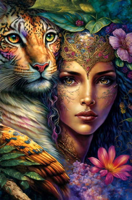 Jungle Kitty cross stitch pattern by FaiRYTaiLS