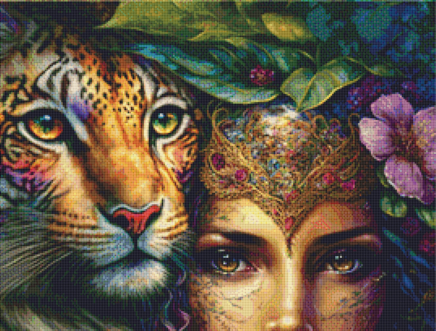 Jungle Kitty cross stitch pattern by FaiRYTaiLS