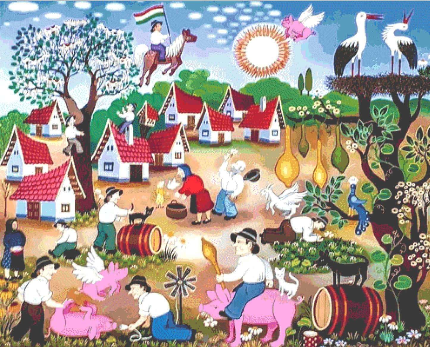 Laszlo Koday No. 6 cross stitch pattern by Laszlo Koday