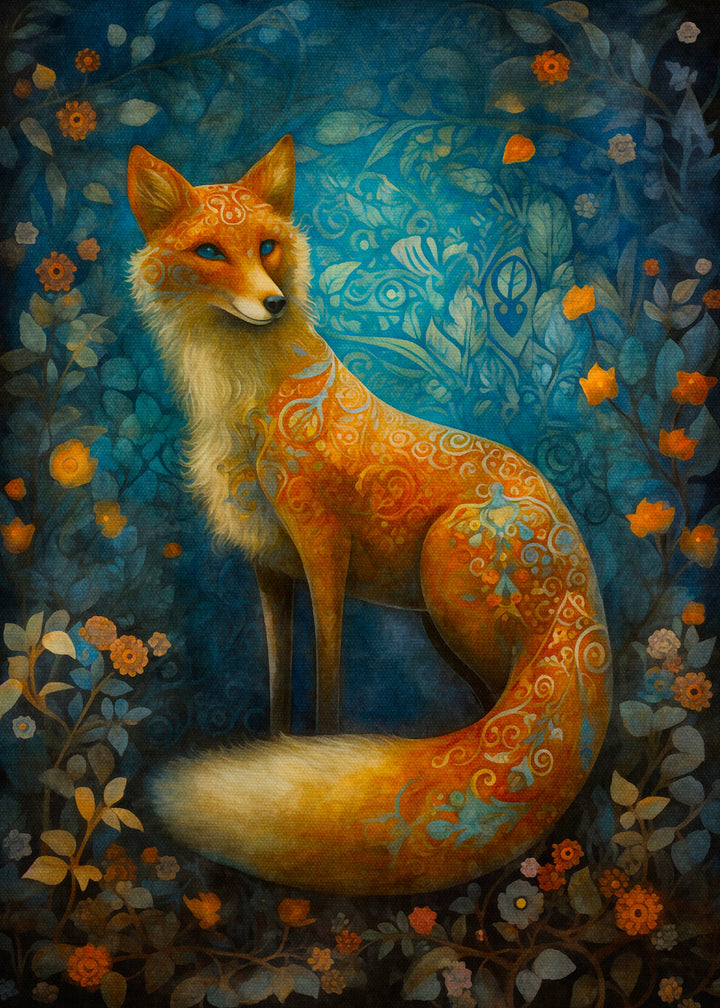 Red Fox cross stitch pattern by DutchLadyMysticArt