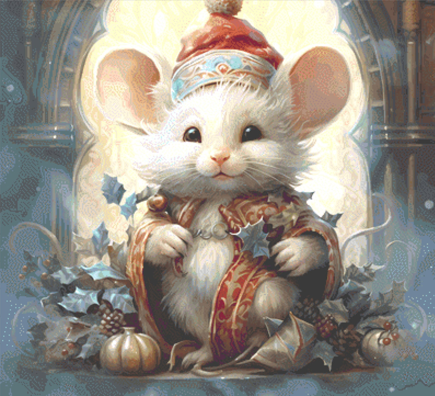 All Decked Out cross stitch pattern by UniquelyMadeWallArt