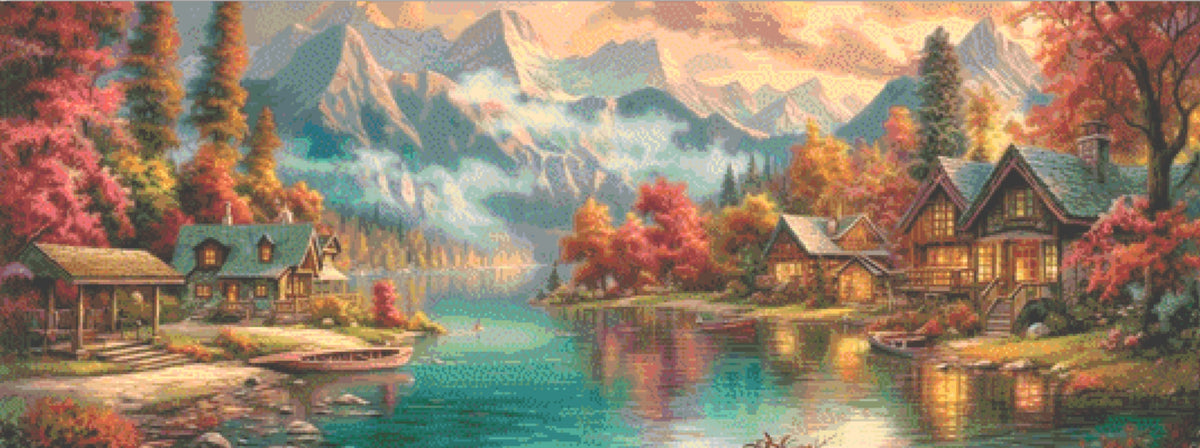 A Beautiful Place cross stitch pattern by Eder Jose Rosa