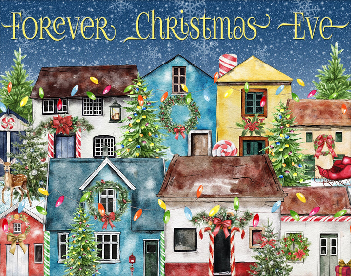 Forever Christmas Eve cross stitch pattern by IvyCottageHome