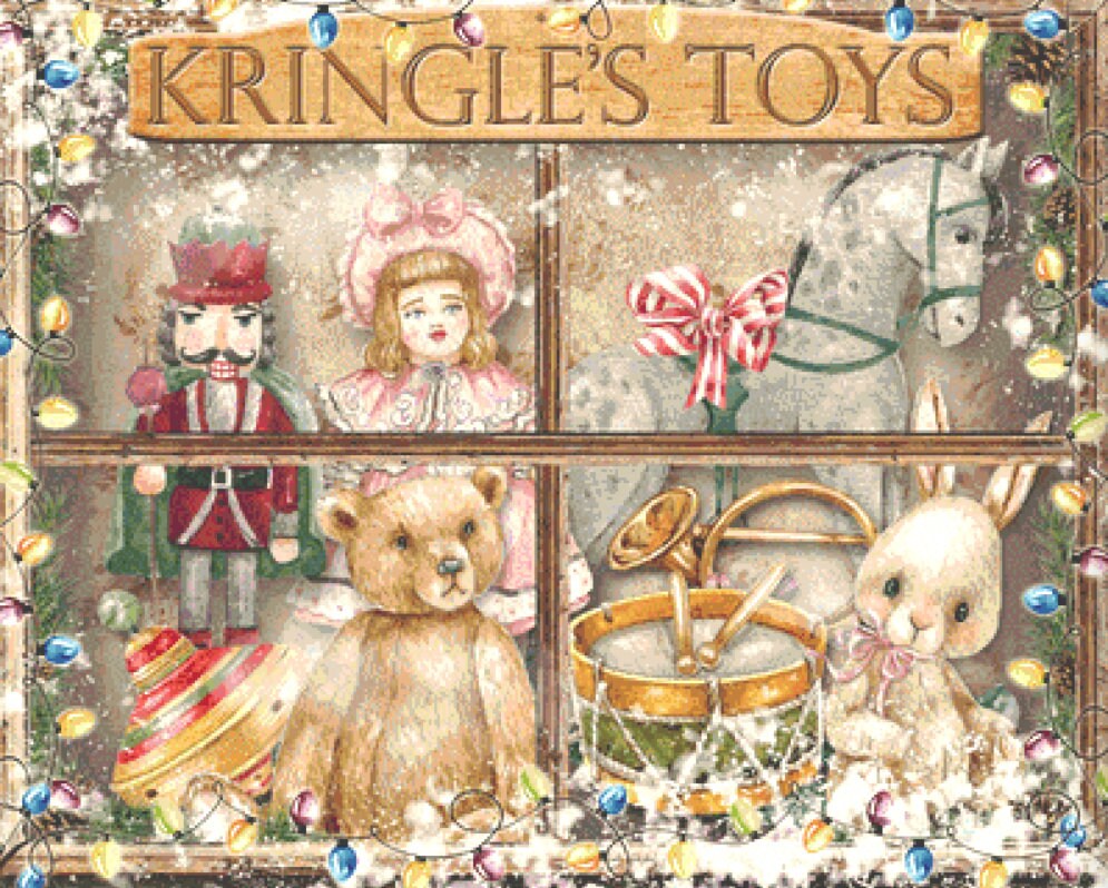 Kringles Toys cross stitch pattern by IvyCottageHome