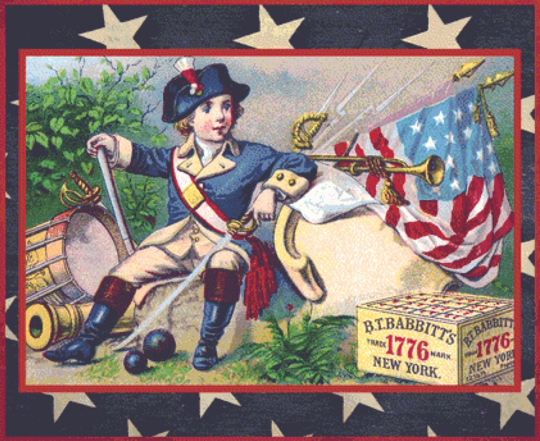 Patriot Child 2 cross stitch pattern by IvyCottageHome