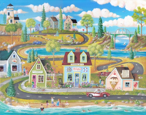 Joyride cross stitch pattern by Kim Leo/JMS Art Licensing