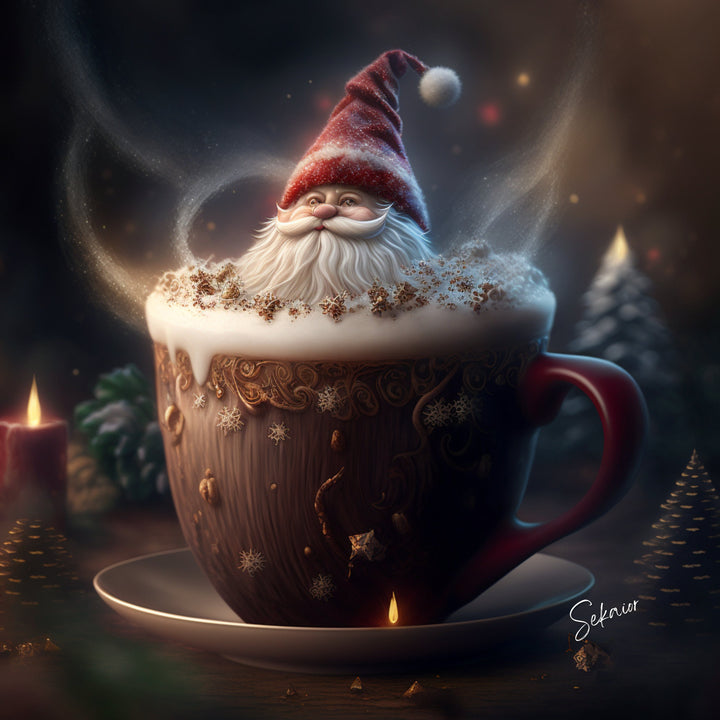 Christmas Coffee cross stitch pattern by Serr.Kai A Quill & Ink