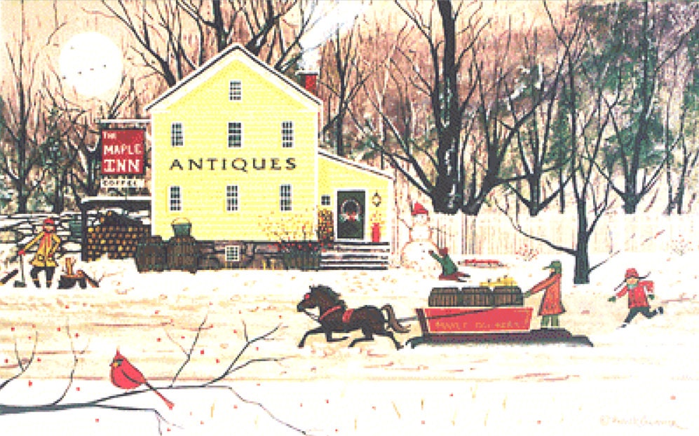 Vermont Maplers hr cross stitch pattern by Patrick Gauthier