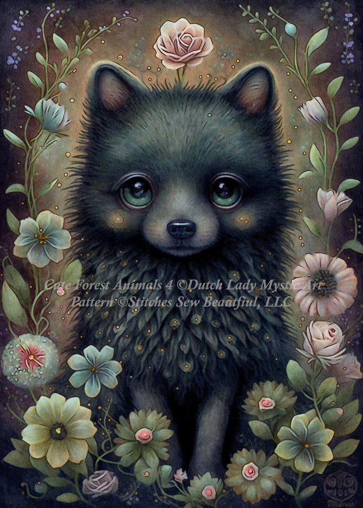 Cute Forest Animals 4 cross stitch pattern by DutchLadyMysticArt