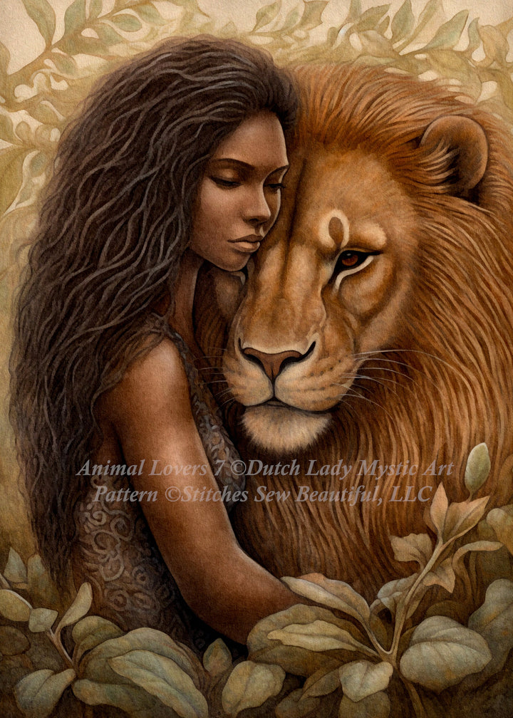 Animal Lovers 7 (Max Colors/Size) cross stitch pattern by DutchLadyMysticArt