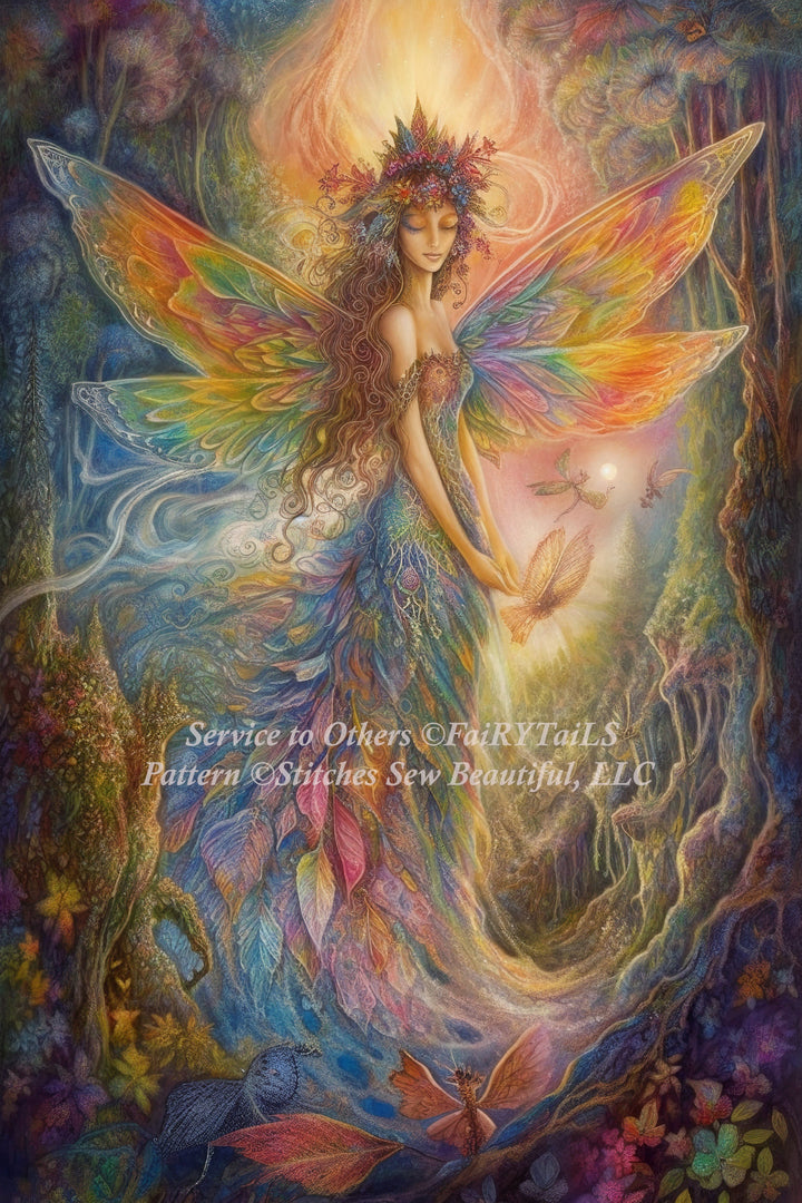 Service to Others cross stitch pattern by FaiRYTaiLS