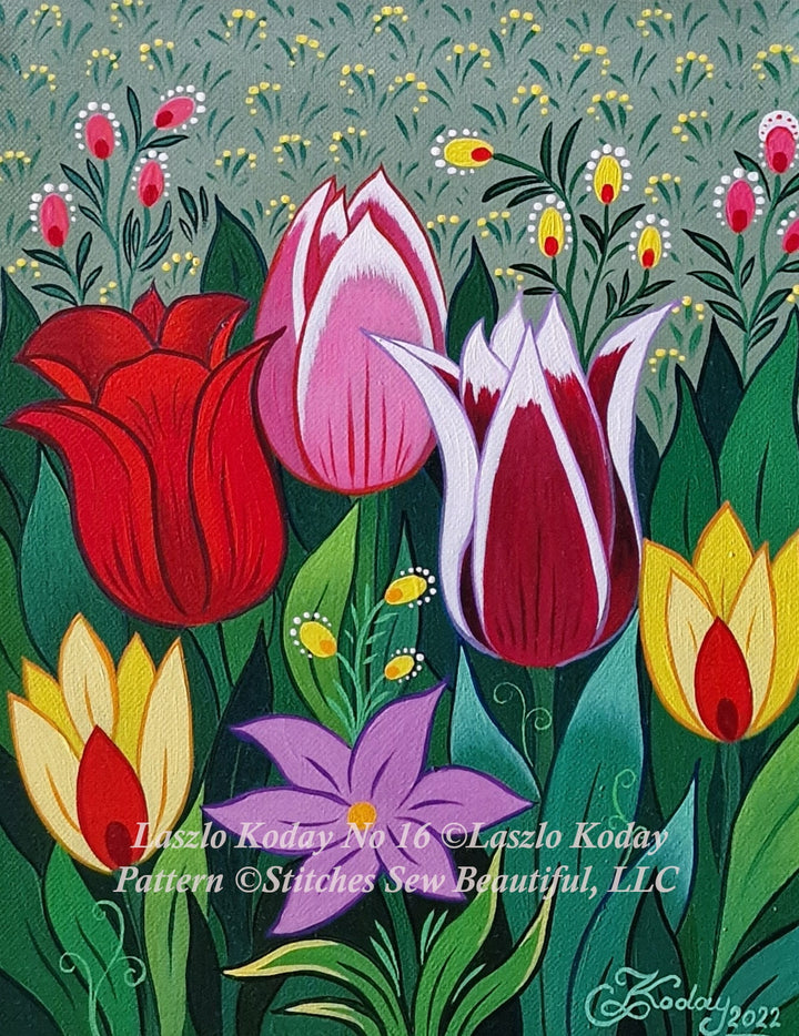 Laszlo Koday No. 16 cross stitch pattern by Laszlo Koday