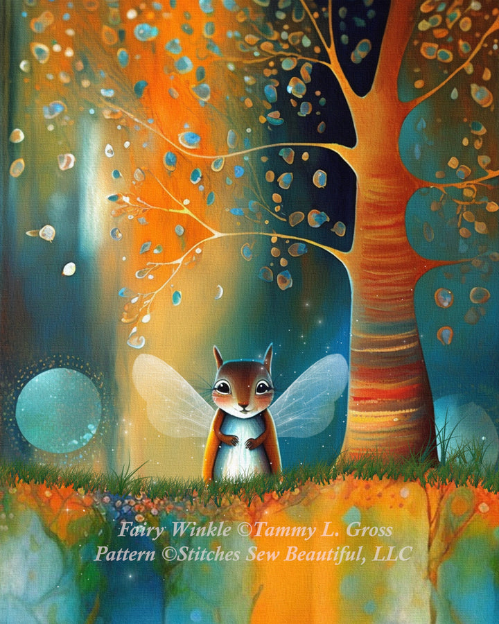 Fairy Winkle cross stitch pattern by Tammy L. Gross