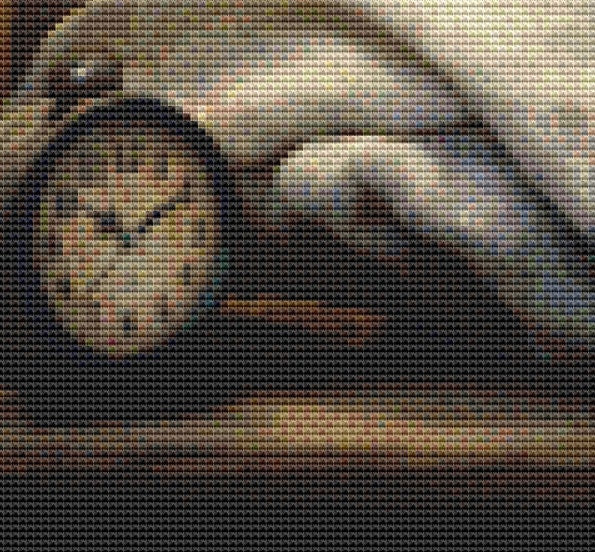 Chip Bed (Small) cross stitch pattern by Tammy L. Gross