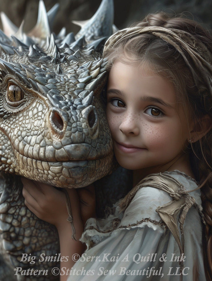 Big Smiles cross stitch pattern by Serr.Kai A Quill & Ink