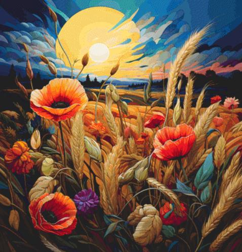 Dawned (Max Color) cross stitch pattern by Eder Jose Rosa