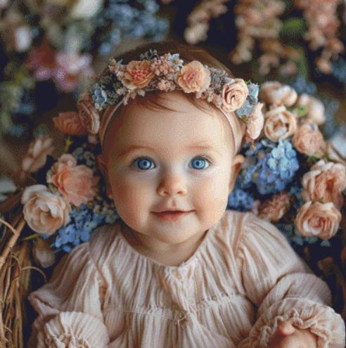 Little Angel counted cross stitch pattern by Eder Jose Rosa