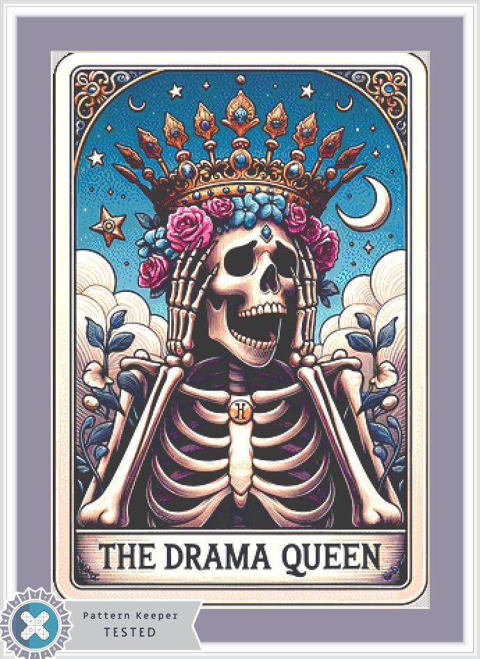 The Drama Queen counted cross stitch pattern by MagicMangoStudios