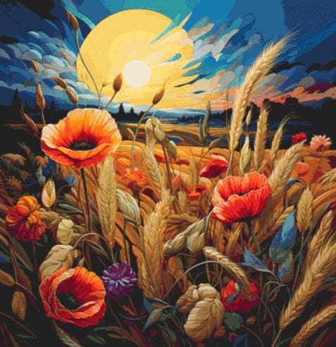 Dawned cross stitch pattern by Eder Jose Rosa