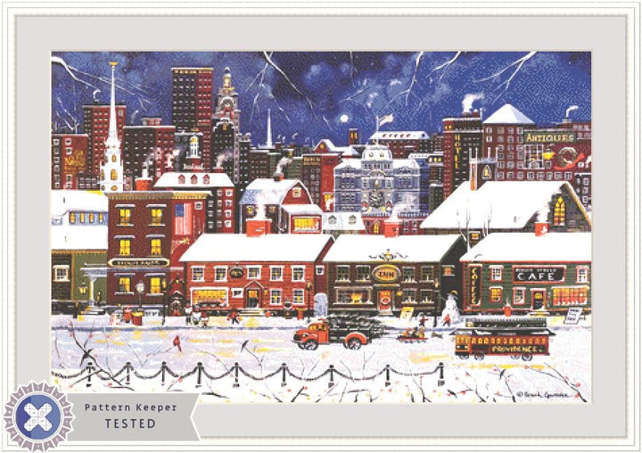 Benefit Street counted cross stitch pattern by Patrick Gauthier