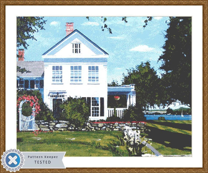Spring in Mystic counted cross stitch pattern by Patrick Gauthier