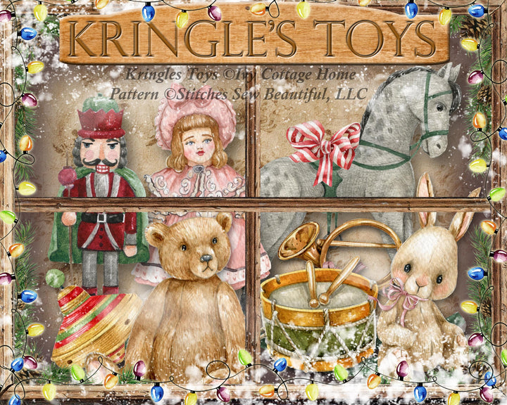 Kringles Toys cross stitch pattern by IvyCottageHome
