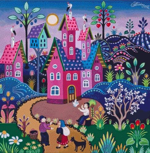 Laszlo Koday No. 7 cross stitch pattern by Laszlo Koday