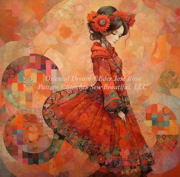 Oriental Dream cross stitch pattern by Eder Jose Rosa