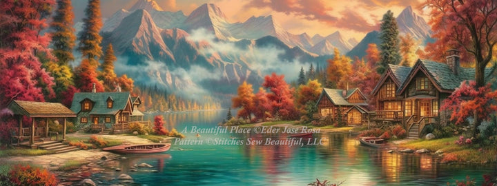 A Beautiful Place cross stitch pattern by Eder Jose Rosa