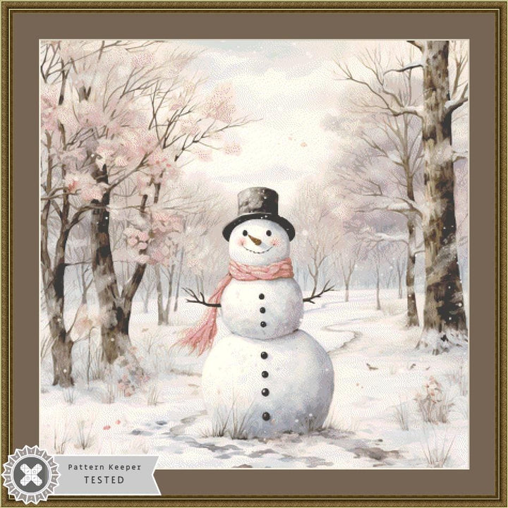 Let it Snow counted cross stitch pattern by Liededrom