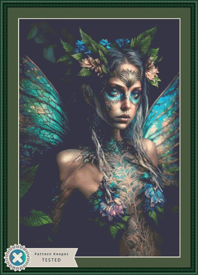 Bodypaint Contest counted cross stitch pattern by FaiRYTaiLS