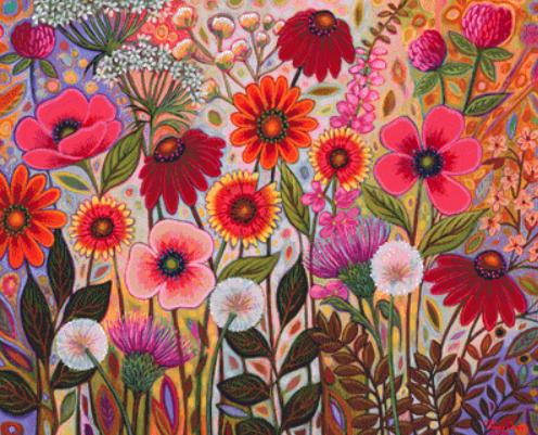 Wild Things counted cross stitch pattern by Peggy Davis/Porterfields Fine Art Licensing