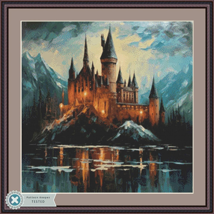 Castle (Small) counted cross stitch pattern by Eder Jose Rosa