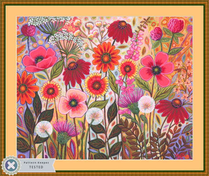 Wild Things counted cross stitch pattern by Peggy Davis/Porterfields Fine Art Licensing