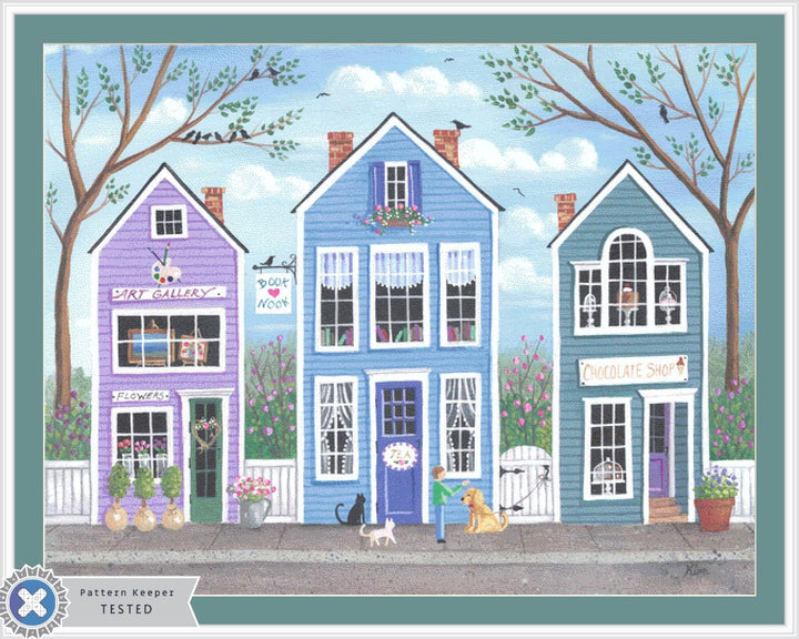 Favorite Things (Max Size/Color) counted cross stitch pattern by Kim Leo licensed by JMS Art Licensing