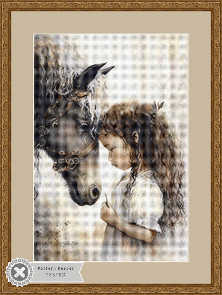 Best Buddies (Small) counted cross stitch pattern by Uniquely Made Wall Art