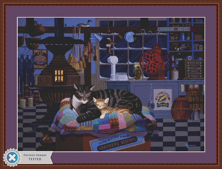 The Weather Outside is Frightful counted cross stitch pattern by Heronim/Ansada Art Licensing Group, LLC