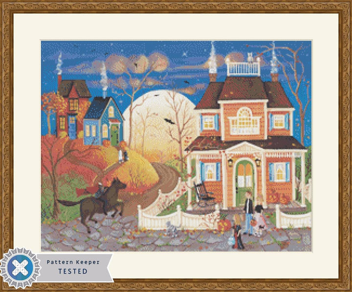 Ghost Rider (Small) counted cross stitch pattern by Kim Leo licensed by JMS Art Licensing