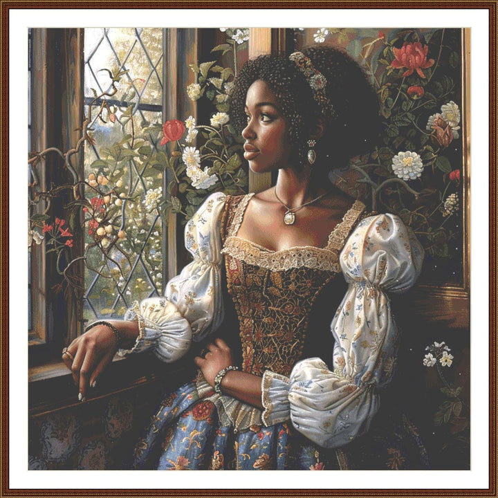 Deep Reflection (Max Size/Color) counted cross stitch pattern by The Art Revivalist