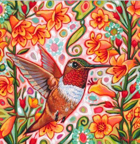 Spreading Joy 1 counted cross stitch pattern by Peggy Davis/Porterfields Fine Art Licensing