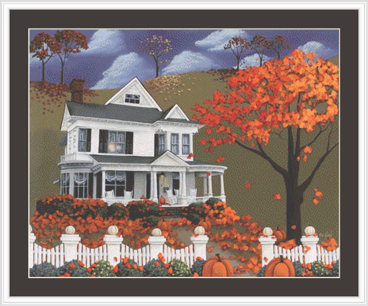 Front Row Seats at Wingate Place counted cross stitch pattern by Catherine Holman/Ansada Art Licensing Group, LLC