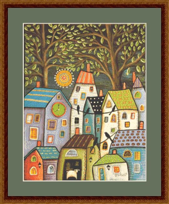 Evening Song (Small) counted cross stitch pattern by Karla Gerard