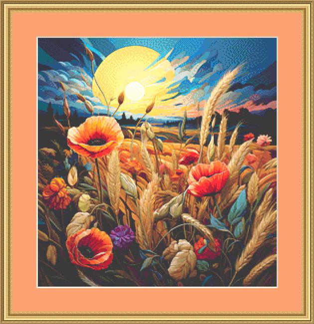 Dawned (Small) counted cross stitch pattern by Eder Jose Rosa