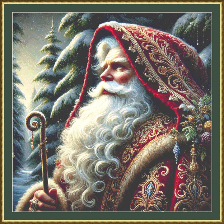 Frost and Velvet (Max Size/Color) counted cross stitch pattern by Mystic Vision Gallery