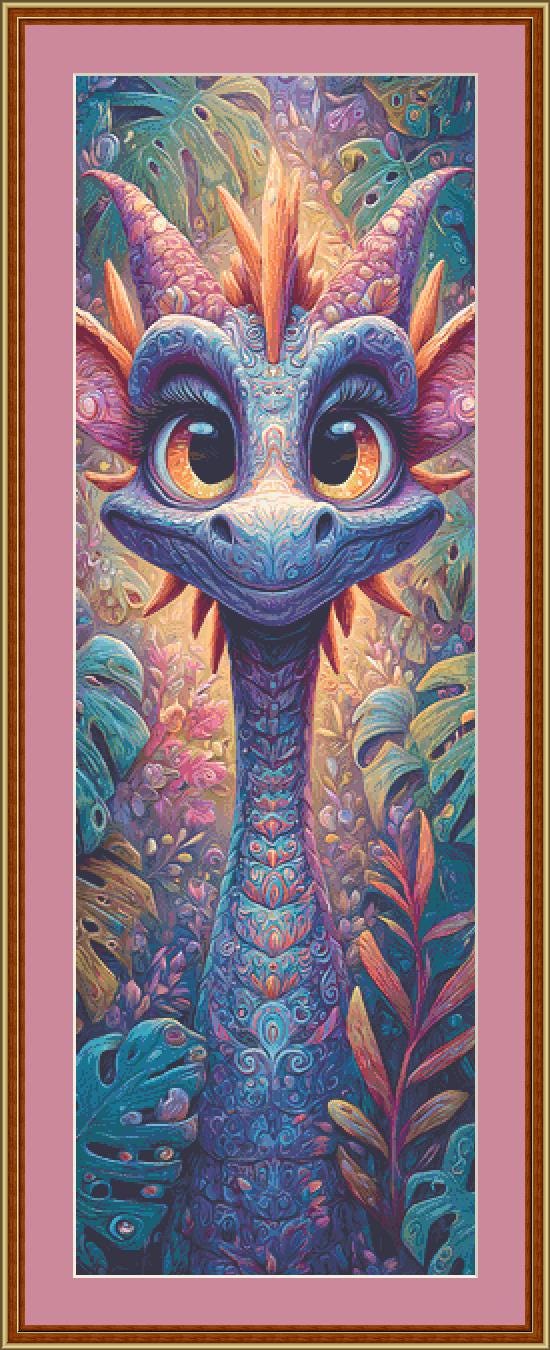 Thelma (Max Size/Color) counted cross stitch pattern by Grumpy French