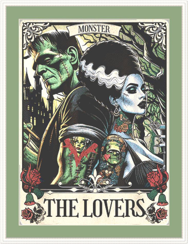 The Lovers counted cross stitch pattern by NadiaRoutine