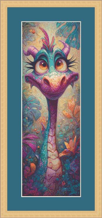 Iris (Small) counted cross stitch pattern by Grumpy French